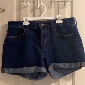 Denim shorts